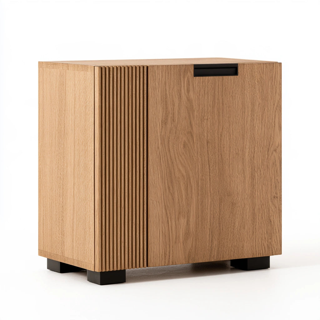 Aufbewahrungsschrank, aus Holz, Farbe: hellbraun