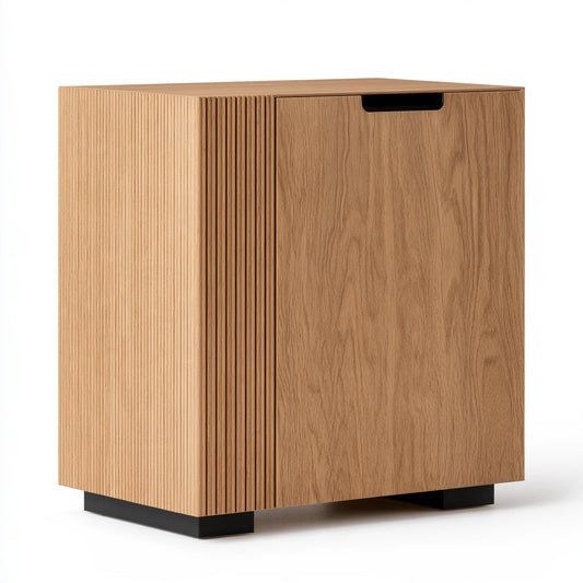 Aufbewahrungsschrank, aus Holz, Farbe: hellbraun